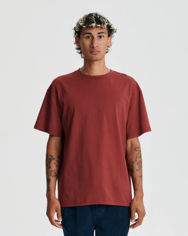 Stock Clearance Band Tee - Ruby