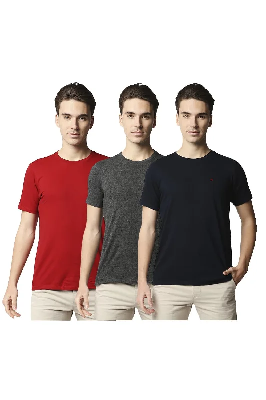 Crew Neck Muscle Fit Half Sleeves Tees