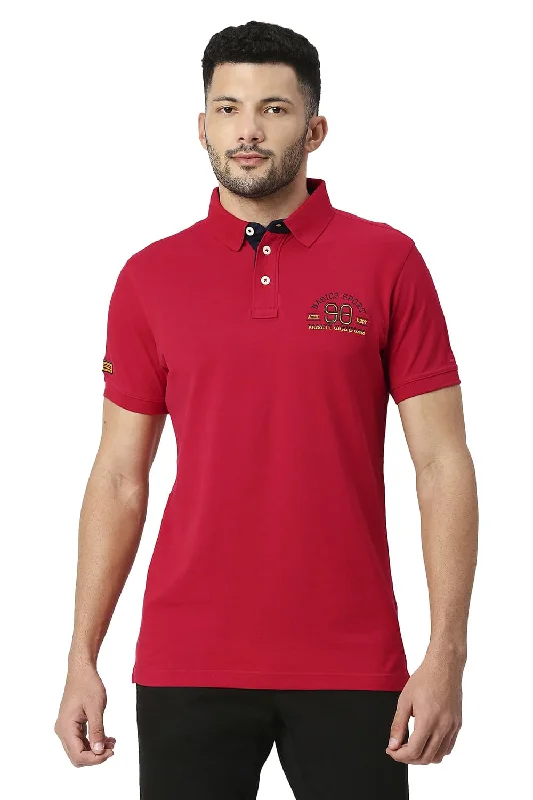 Shop and Save Muscle Fit Cotton Polo T-shirt