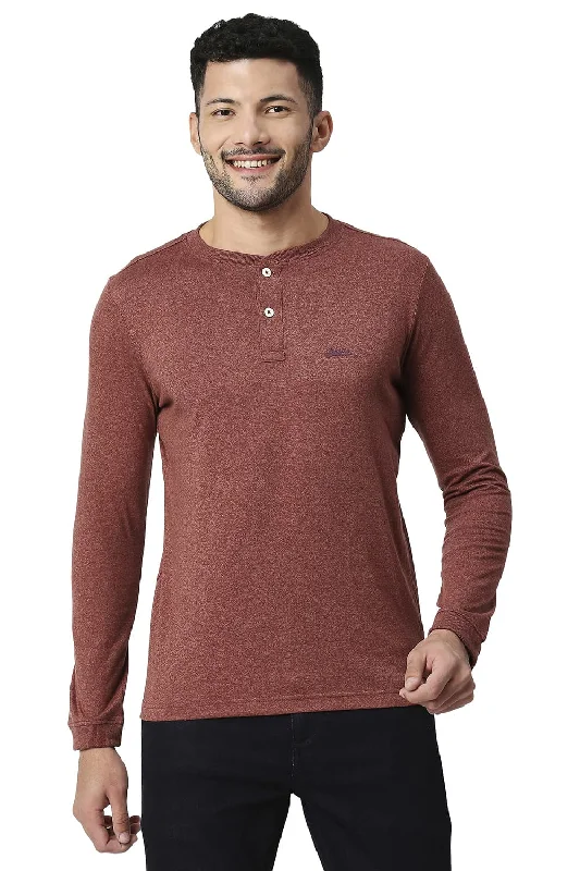 While Supplies Last Muscle Fit Cotton Polyester Henley T-shirt