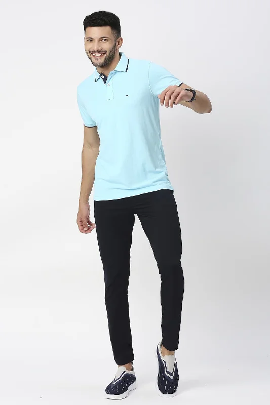 Closeout Deal Muscle Fit Cotton Polyester Polo T-shirt