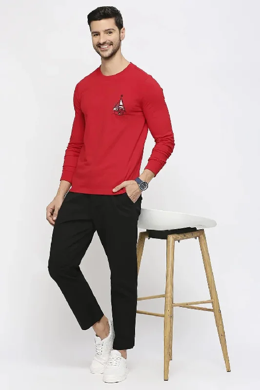Can't Miss Muscle Fit Cotton Solid Crew T-shirts
