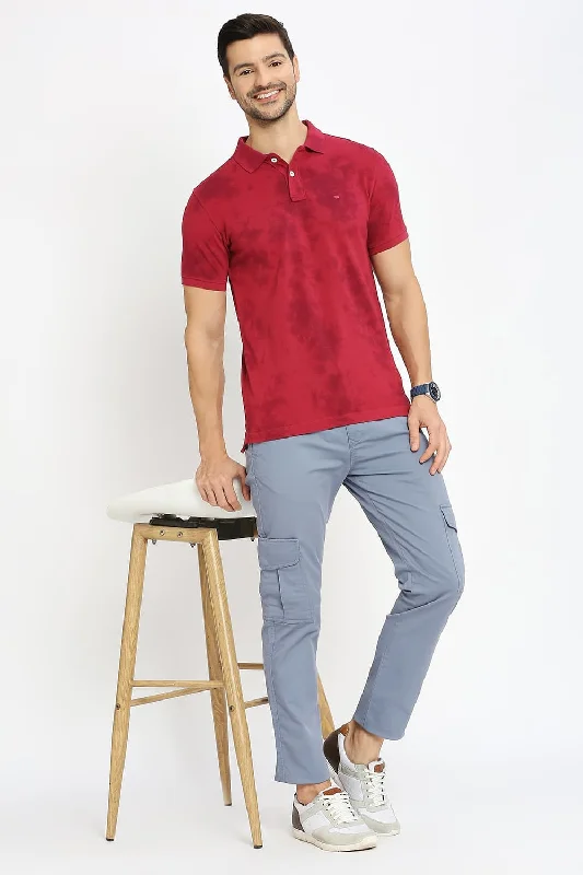 Fantastic Offers Muscle Fit Cotton Tie Dye Polo T-shirts