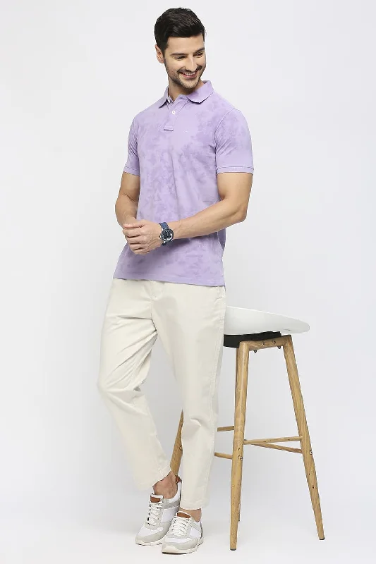 Don't Wait Muscle Fit Cotton Tie Dye Polo T-shirts