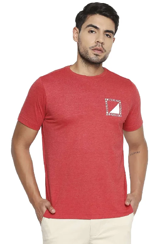 Hurry Up Muscle Fit Crew Neck T Shirt