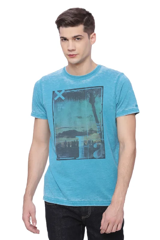 Midnight Madness Muscle Fit Crew Neck T Shirt