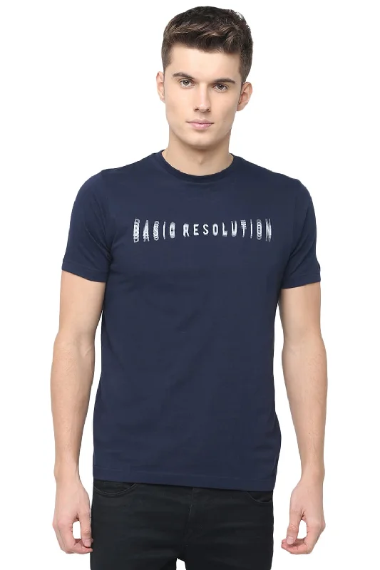 Hurry In Muscle Fit Crew Neck T Shirt