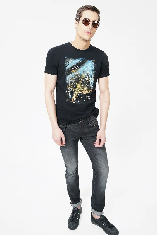 Weekend Discounts You Deserve Muscle Fit Crew Neck T.Shirt