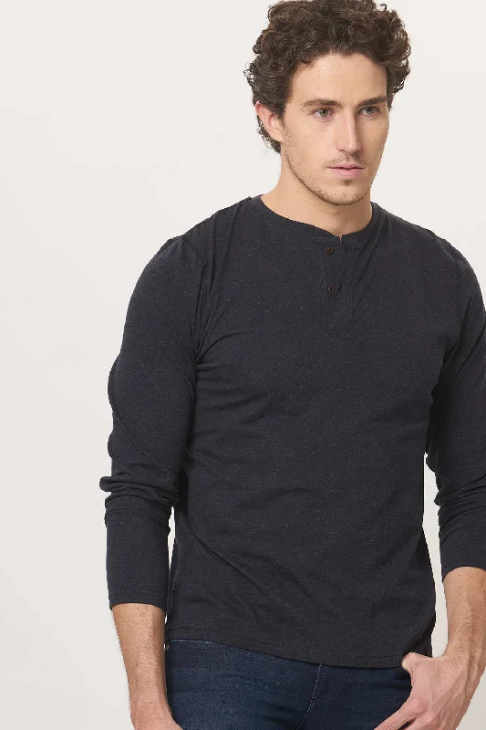 Weekend Sale: Don't Miss Out Muscle Fit Henley Full Sleeve T.shirt