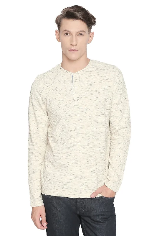 Deal Dash Muscle Fit Henley Long Sleeve T Shirt