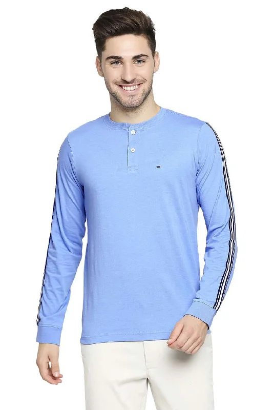 Overstock Sale Muscle Fit Henley T-shirt