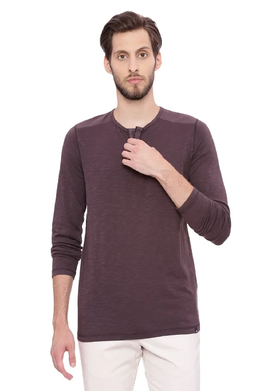 Crazy Deals Muscle Fit Henley T Shirt