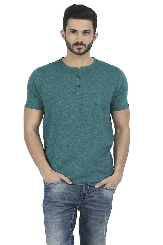 Special Price Muscle Fit Henley T Shirt