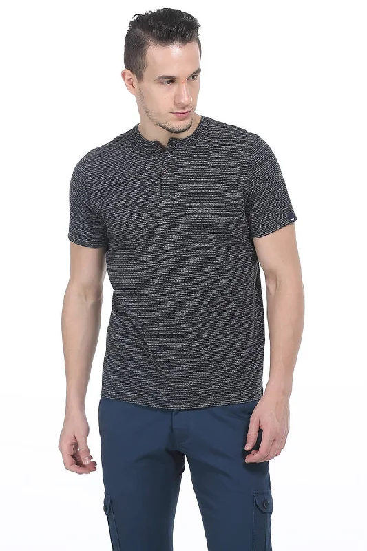 Weekend Specials to Enjoy Muscle Fit Henley T Shirt