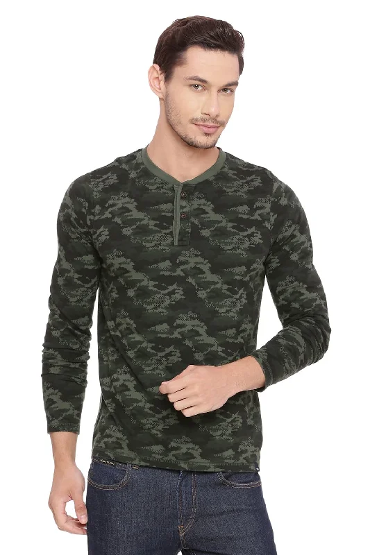 Exclusive Deal Muscle Fit Henley T Shirt