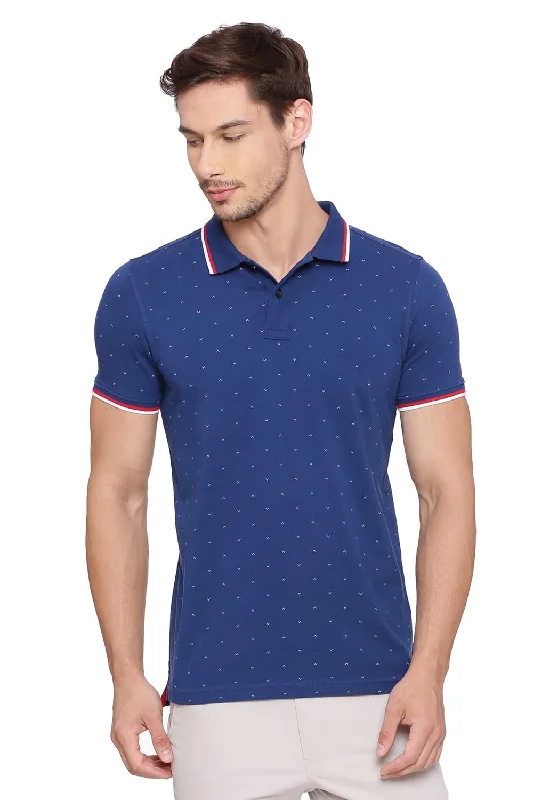 Year-End Clearance Muscle Fit Printed Polo T Shirt