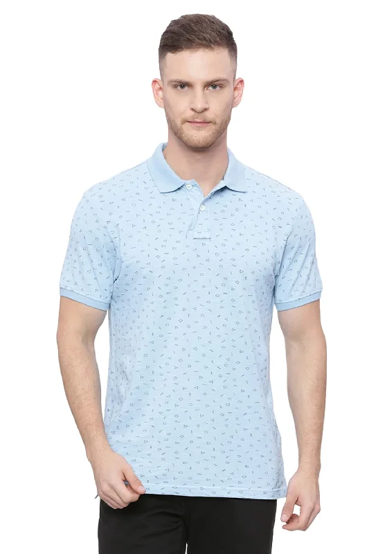 Limited Edition Muscle Fit Printed Polo T Shirt