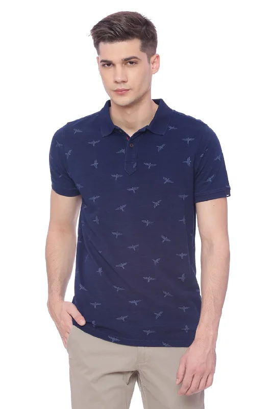 Today’s Special Muscle Fit Printed Polo T Shirt
