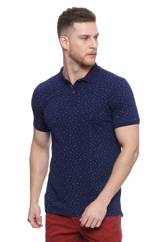 Doorbuster Deal Muscle Fit Printed Polo T Shirt