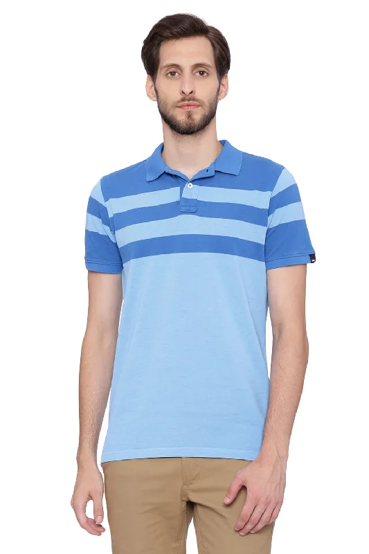 Lowest Price Muscle Fit Stripes Polo T Shirt