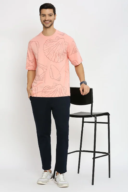Discount Extravaganza Relaxed Fit Cotton Printed Crew T-shirts