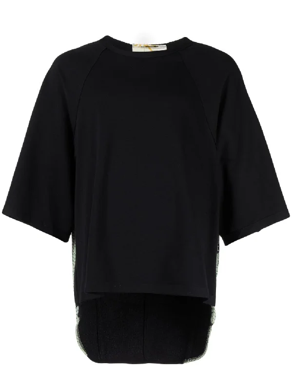 Your Weekend, Your Savings Contrasting-Stitch Detail T-Shirt