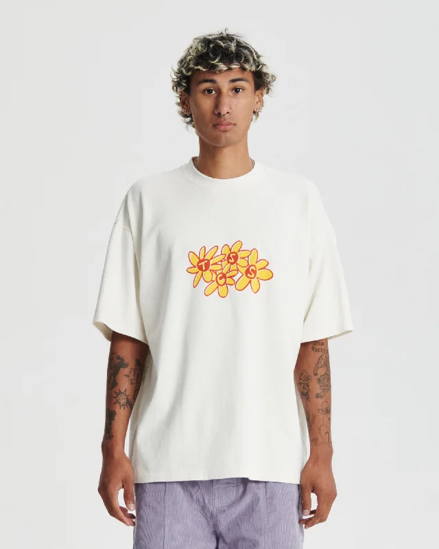 New Arrival Crazed Tee - Vintage White