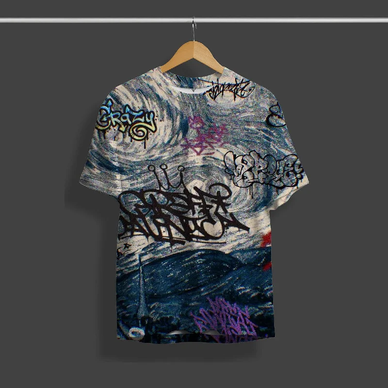 Online Exclusive Crazy Cyclone All Over Printed T-Shirt