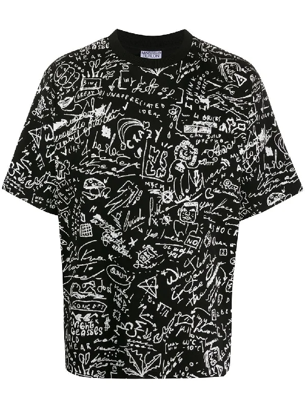 Weekend Savings Bonanza Doodle Print T-Shirt