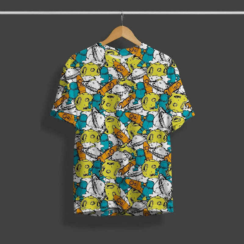 Shop and Save Easy Planet Full Printed T Shirts for Men