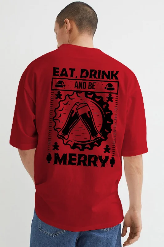 Savings Spectacular Eat Drink Oversized T-Shirt