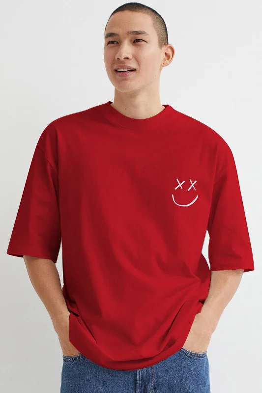 Price Drop Alert Eminem Red Oversized T-Shirt