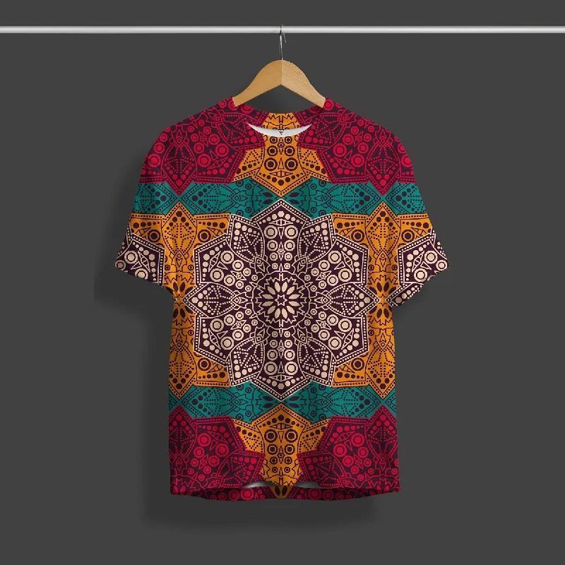 Referral Discount Ethnic Style All Over Print T-Shirt