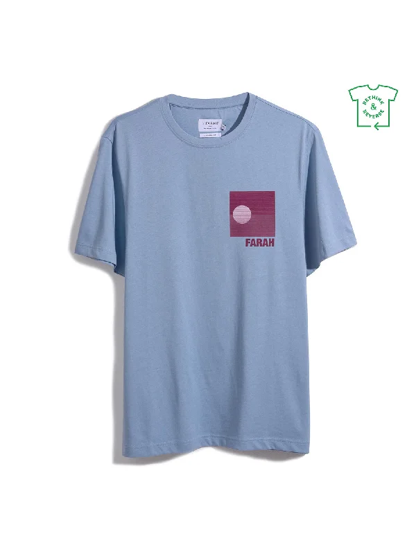 Special Price Blue Sun Crest Tee