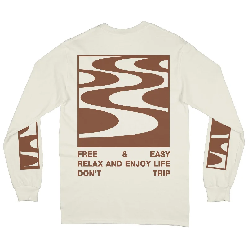 Quick Deals Free and Easy Rio Natural Long Sleeve T-Shirt