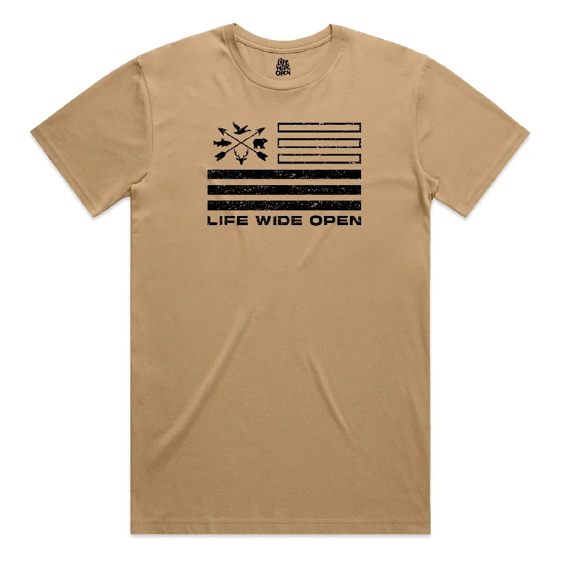 Freedom Outdoors Khaki Tee