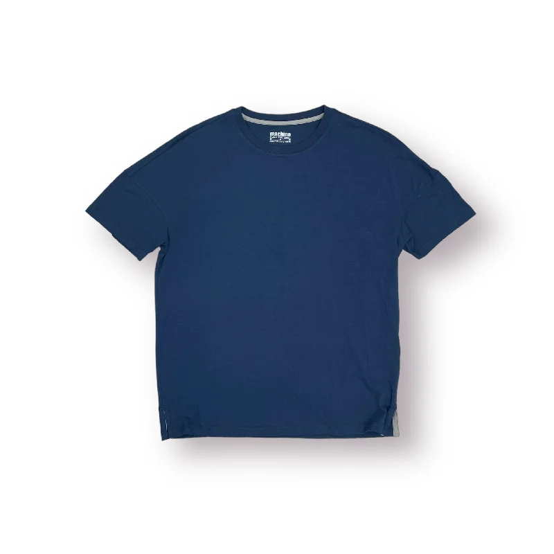 Fresh Pond Fashion Tee 2.0 - Navy with Grey Stripe