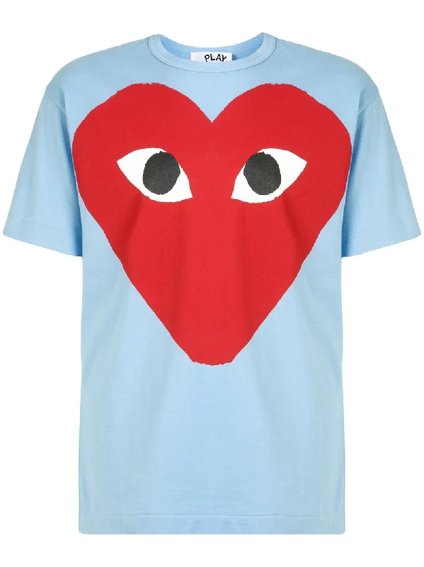 Buy Now Heart Print Crewneck T-Shirt