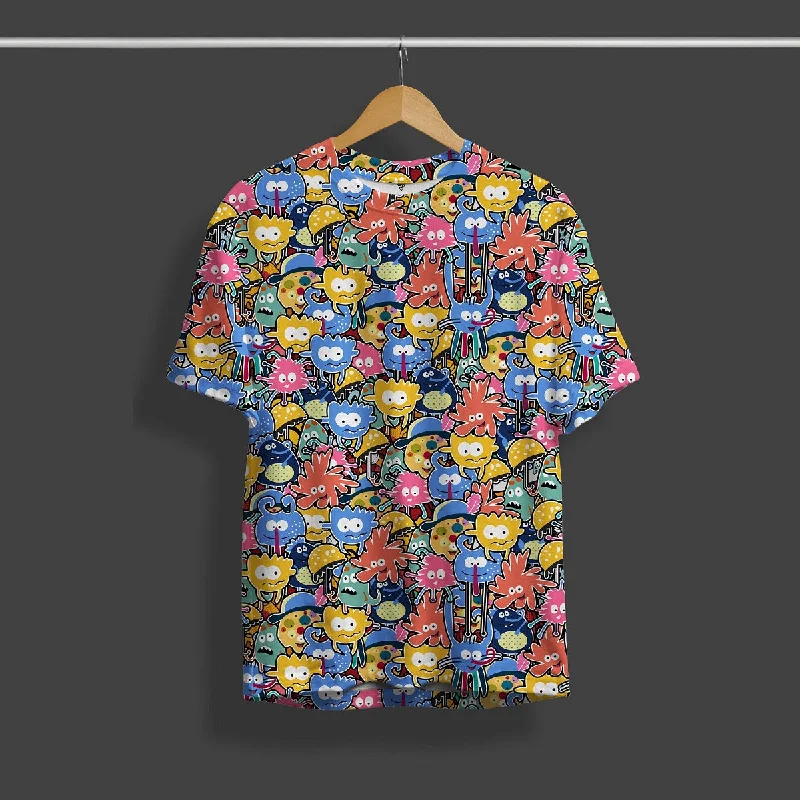 Now or Never Jo Jo Multicolor All Over Print Streetwear T-Shirt