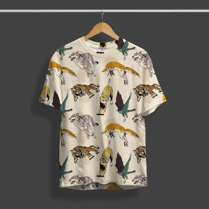Instant Deal Jungle Book All Over Design T-Shirt