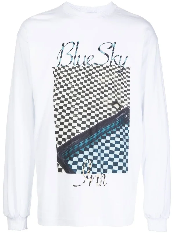 Weekend Savings Sensation Logo-Print Long-Sleeve T-Shirt