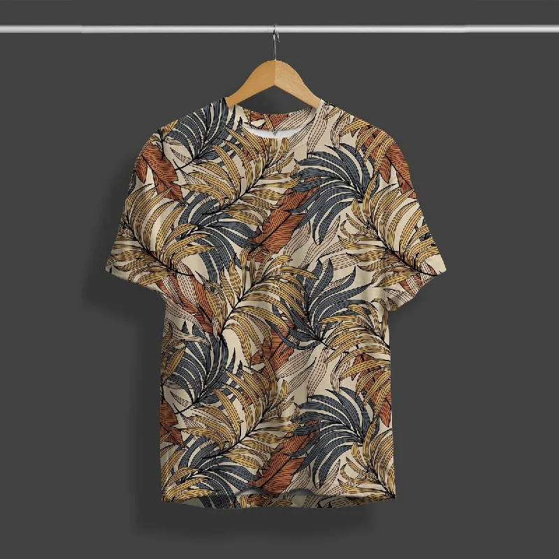 Midnight Madness Long Leaf All Over Print Tee