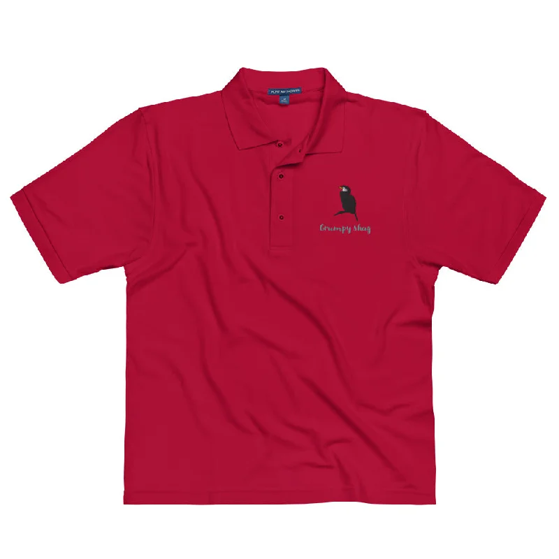 Grumpy shag Men's Premium Polo