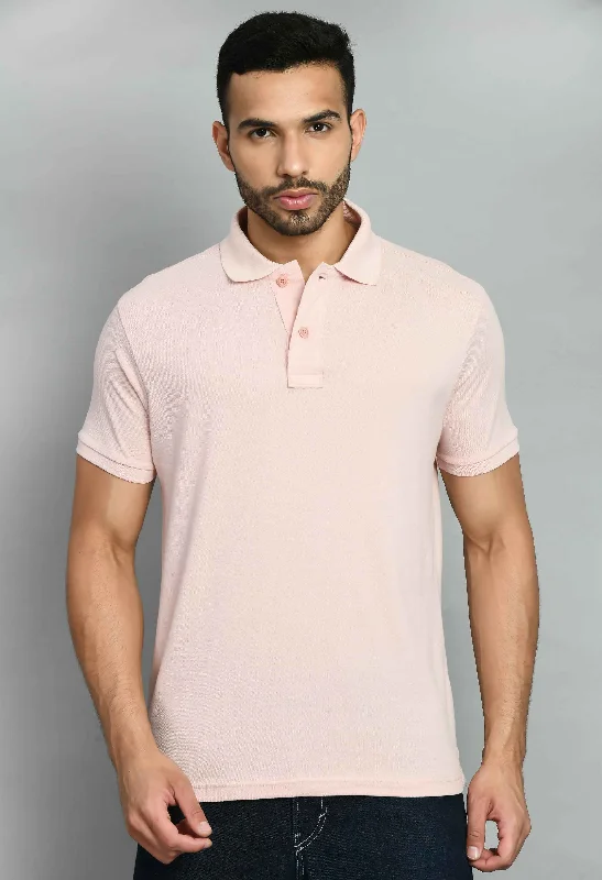 Savings Event Men's Solid Smart Fit Polo T-Shirt