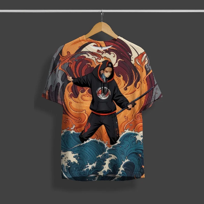 Price Slash Ninja Full Printed Streetwear T-Shirt