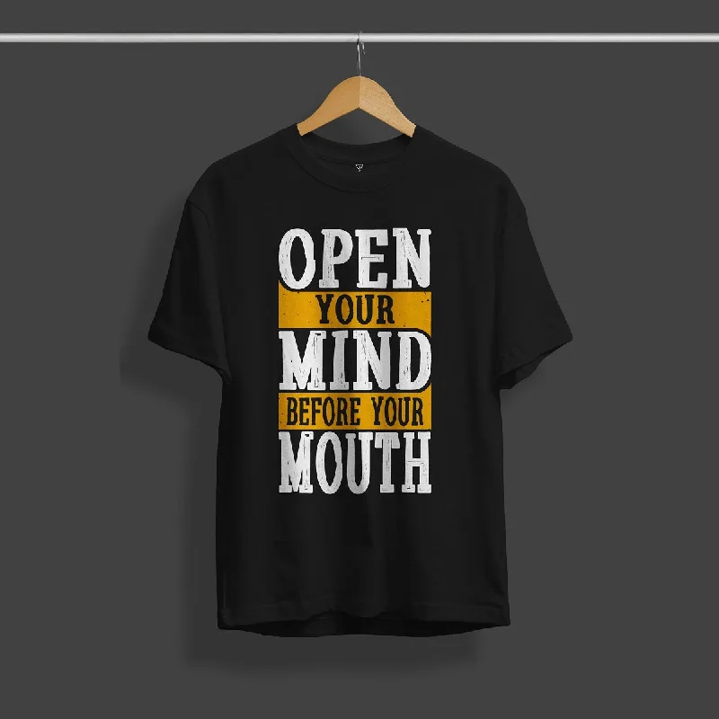 Weekend Offers You Can't Ignore Open Your Mind Graphic Printed T-Shirt