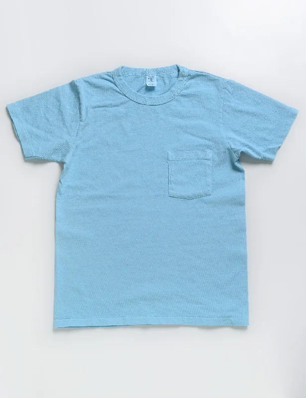 FINAL SALE: Pigment Pocket Tee in Rain