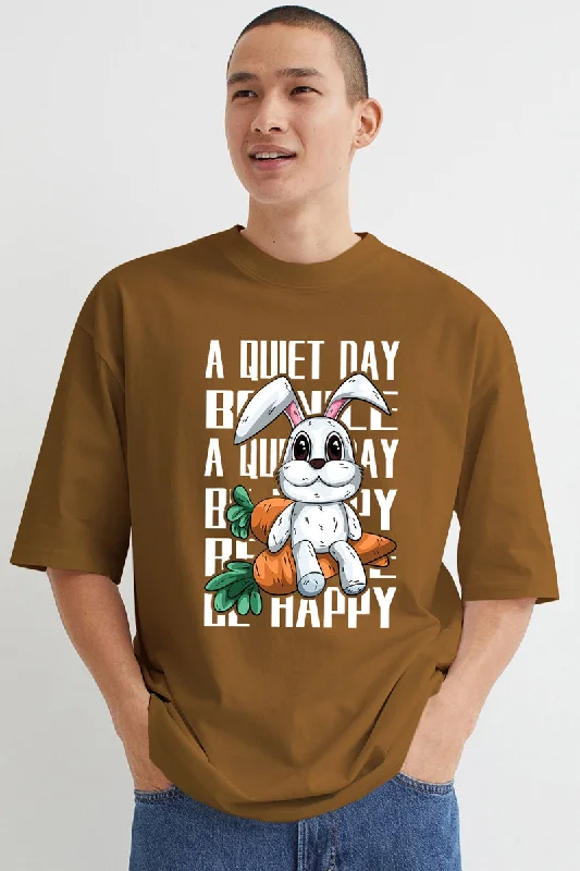 Sale Event A Quite Gold Brown Over Size T-Shirt