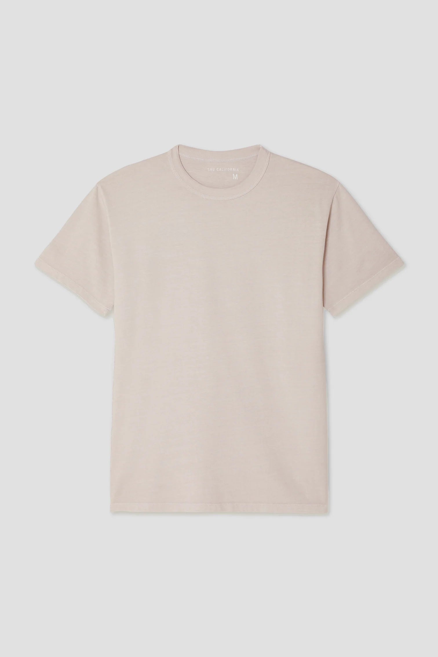 Final Clearance Save Khaki Haze Washed Jersey Phys Ed Crew T Shirt