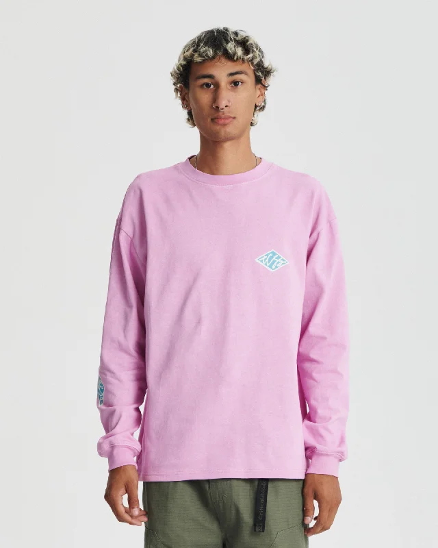 Friends and Family Sale Scribble Ls Tee - Musk